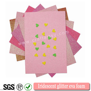 EVA Iridescent glitter sheet /crafts eva sheet/polyethylene sheet 